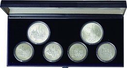 Soviet Union; Moscow Olympics Series I Silver 6-Coin Set. 1977. . UNC. . 0.9. . w/o Cert