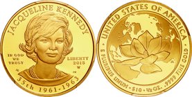 United States; First Spouse Series Jacqueline Kennedy Gold Proof 10 Dollars. 2015. PCGS PR70DCAM First Strike　. Proof. 15.55g. 0.9999. 26.50mm. KM614...