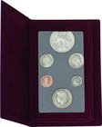 United States; 1980 Los Angeles Olympics Silver and Currency 6-Coin Prestige Set. 1984. . Proof. . . .