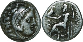 Ancient Coin-Greek; Kingdom of Macedon Alexander III Silver Drachm. 336. NGC F. F. . . .