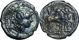 Ancient Coin-Roman Republic; M.Acillius Silver Denarius. 130. NGC VF. VF. . . .