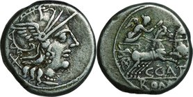 Ancient Coin-Roman Republic; C.Porcius Cato Silver Denarius. 123. NGC Ch F. F. . . .