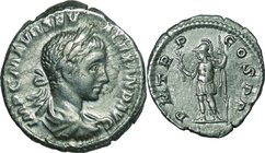 Ancient Coin-Roman Empire; Sev.Alexander Silver Denarius. 222. NGC Ch VF. VF. . . .