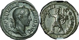 Ancient Coin-Roman Empire; Sev.Alexander Silver Denarius. 222. NGC XF. VF-EF. . . .
