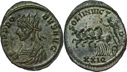 Ancient Coin-Roman Empire; Probus/Sol in Quadriga Antoninianus Coppr. 282. . EF. 3.63g. . .