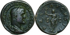Ancient Coin-Roman Empire; Maximinus I AE Sestertius. 235. NGC Ch F. F. . . .