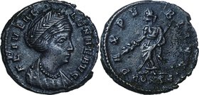 Ancient Coin-Roman Empire; Helena BI Nummus Folis AE4. 324. NGC Ch VF. VF. . . .