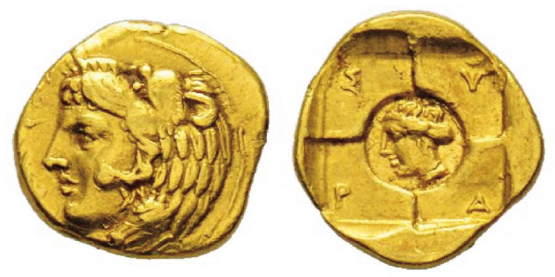 Denys l'Ancien (Dionysius I) 405-367 avant J.C. Tétradrachme, Syracuse, vers 405...