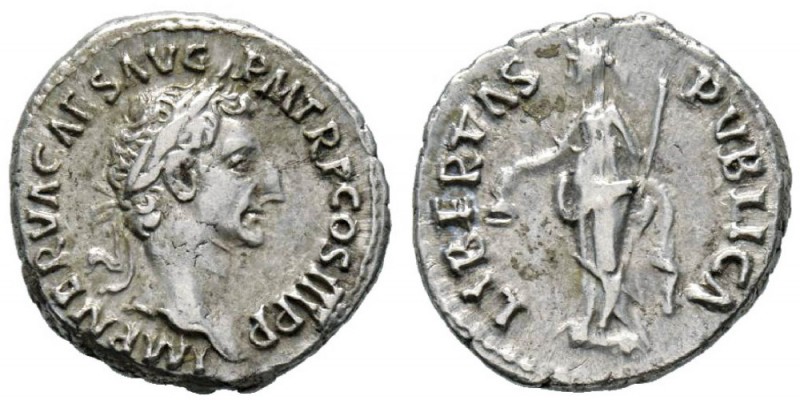 Nerva 96-98 Denarius, Rome, 97, AG 3.58 g. Avers : IMP NERVA CAES AVG P M TR P C...