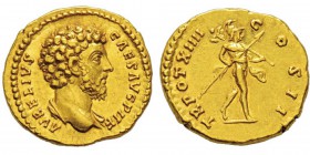Antoninus Pius 138-161 pour Marcus Aurelius Caesar 139-161 Aureus, Rome, 159-160, AU 7.31 g. Avers : AVRELIVS - CAES AVG P II F Buste drapé de Marc Au...