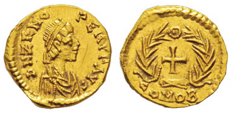 Odoacre ou Odovacer 476-493 Tremissis au nom et au type de Zeno, Ravenne, 489-49...