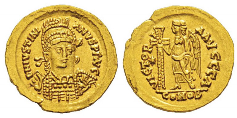 Athalaric 527-536 Solidus au nom et au type de Justinien Ier (527-565), Rome, 52...