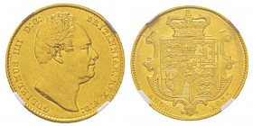 Great Britain, William IV 1830-1837 Sovereign, 1833, AU 7.98 g. Ref : KM#717, Fr.383, Spink 3829B Conservation : NGC AU50