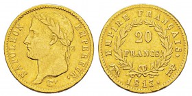 Napoleon in Italy, Département du Tibre (ou de Rome) 1808-1814 20 Francs, Rome, 1813, AU 6.42 g. Ref : G.1025, Mont 76, Pag 93 Conservation : pr.Super...