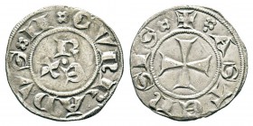 Italy - Comune 1140-1336 Doppio Grosso, Asti, non daté, AG 1.84 g. Avers : CVNRADVS II rex Revers : ASTENSIS croix Ref : Biaggi 672, MIR 31 (R2) Conse...
