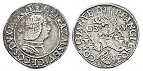 Italy, Gli Sforza 1450-1535 Galeazzo Maria Sforza 1468-1476 Testone, Milano, non daté (1468-1476), AG 9.6 g. Avers : GALEAZ M S VICECOS DVX MLI QIT Re...