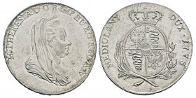 Italy, Dominazione Austriaca 1706-1796 Maria Teresa 1740-1780 Scudo, Milano, 1778, AG 23.13 g. Ref : MIR 435/1, CR. 38/B, CNI 109 Conservation : Trace...