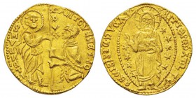 Italy, Antonio Venier 1382-1400 (Doge LXII) Zecchino, Venezia, non daté, AU 3.48 g. Ref : Paolucci 1, Mont 135, Fr.1229 Conservation : pr.Superbe.