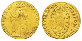 Italy, Alvise Mocenigo 1722-1732 (Doge CXII) Zecchino, Venice, non daté, AU 3.33 g. Ref : Paolucci 1, Mont 2435, Fr.1379 Conservation : TTB