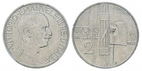 Italy, Vittorio Emanuele III 1900-1943 Buono da 2 lire, Essai - P., Roma, 1923 R, Nickel 10 g. Ref : Mont.158, KM Pr30 Conservation : PCGS SP63. Raris...