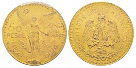 Mexico, 50 Pesos, 1924, AU 41.66 g. 900‰ Ref : KM#481, Fr.172 Conservation : PCGS MS64