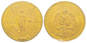 Mexico, 50 Pesos, 1928, AU 41.66 g. 900‰ Ref : KM#481, Fr.172 Conservation : PCGS MS65