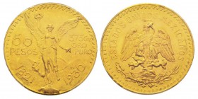 Mexico, 50 Pesos, 1930, AU 41.66 g. 900‰ Ref : KM#481, Fr.172 Conservation : PCGS MS63