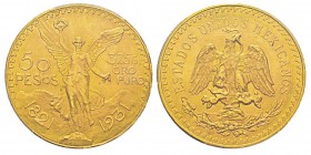 Mexico, 50 Pesos, 1931, AU 41.66 g. 900‰ Ref : KM#481, Fr.172 Conservation : PCGS MS65