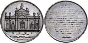Assisi. Basilica di Santa Maria degli Angeli. Medaglia 1841. Æ 70,52 g. Ø 51,60 mm. Per i restauri effettuati nella basilica dopo il terremoto del 183...