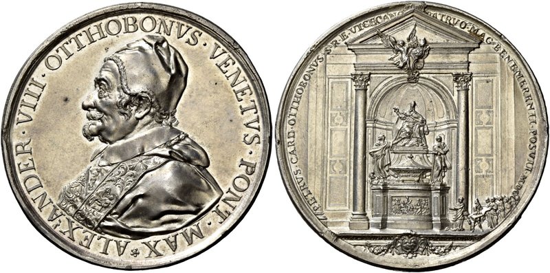 Roma. Innocenzo XI (Benedetto Odescalchi), 1676-1689. Alessandro VIII (Pietro Ot...