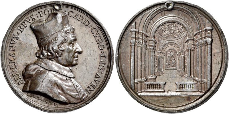 Roma. Alderano Cybo-Malaspina, 1613-1700. Medaglia. Pb 83,97 g. Ø 49,80 mm. Per ...