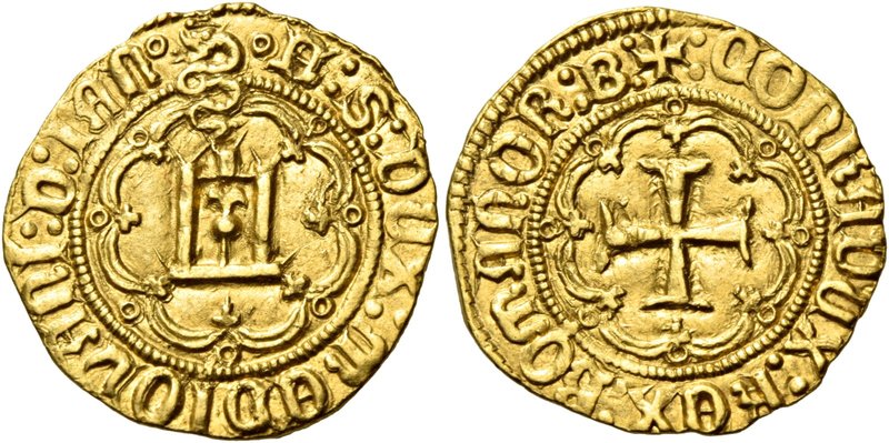 Genova. Francesco Sforza duca di Milano e signore di Genova, 1464-1466. Ducato, ...