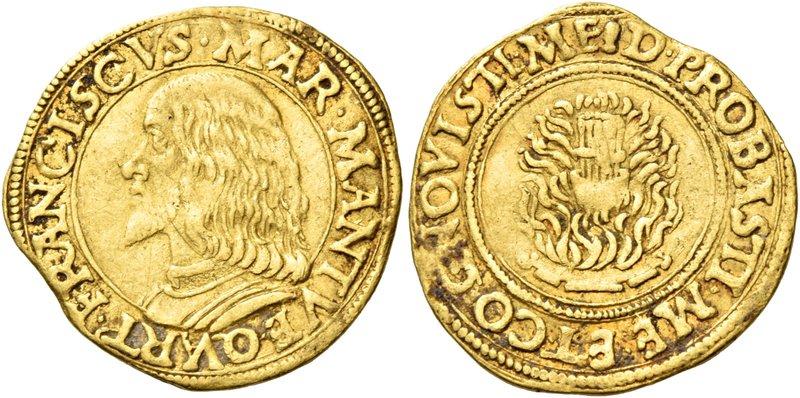 Mantova. Francesco II Gonzaga, 1484-1519. Ducato, AV 3,41 g. · FRANCISCVS · MAR ...