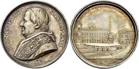Roma. Pio IX (Giovanni Maria Mastai Ferretti), 1846-1878. Monetazione decimale: 1866-1870. Medaglia anno XXII/1867. AR 35,07 g. ø 43,50 mm. Per la rea...