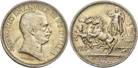 Savoia. Vittorio Emanuele III re d’Italia, 1900-1946. Da 5 lire 1914. Pagani 708. MIR 1136a.
Molto rara. Stupenda patina di medagliere, q.Fdc

NGC ...
