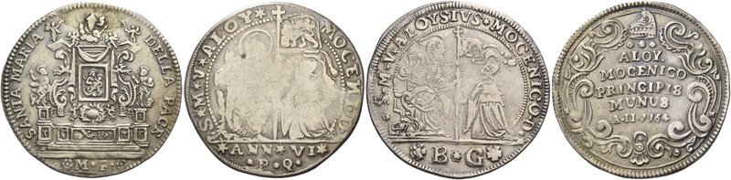 Venezia. Lotto di tre oselle. Alvise Mocenigo, 1700-1709. Osella anno VIII/1707,...