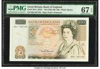 Great Britain Bank of England 50 Pounds ND (1981-88) Pick 381a PMG Superb Gem Unc 67 EPQ. 

HID09801242017