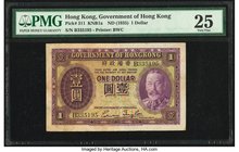 Hong Kong Government of Hong Kong 1 Dollar ND (1935) Pick 311 KNB1a PMG Very Fine 25. Stained.

HID09801242017