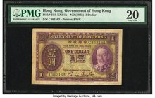 Hong Kong Government of Hong Kong 1 Dollar ND (1935) Pick 311 KNB1a PMG Very Fine 20. 

HID09801242017