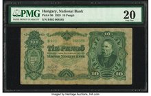 Hungary Hungarian National Bank 10 Pengo 1.2.1929 Pick 96 PMG Very Fine 20. Foreign substance.

HID09801242017