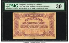 Hungary Hungarian National Bank 100,000 Adopengo 28.5.1946 Pick 144d PMG Very Fine 30. Split.

HID09801242017