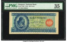 Hungary Hungarian National Bank 100 Forint 3.6.1946 Pick 160a PMG Choice Very Fine 35. 

HID09801242017