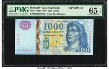Hungary Hungarian National Bank 1000 Forint 2008 Pick 195ds PMG Gem Uncirculated 65 EPQ. 

HID09801242017