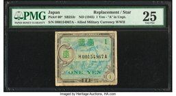 Japan Allied Military Currency WWII 1 Yen ND (1945) Pick 66* Replacement PMG Very Fine 25. 

HID09801242017