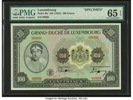 Luxembourg Grand-Duche de Luxembourg 100 Francs ND (1934) Pick 39s PMG Gem Uncirculated 65 EPQ. Two POCs.

HID09801242017