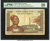 Mali Banque Centrale du Mali 10,000 Francs ND (1970-84) Pick 15c PMG Very Fine 20. 

HID09801242017