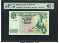 Mauritius Bank of Mauritius 25 Rupees ND (1967) Pick 32b PMG Gem Uncirculated 65 EPQ. 

HID09801242017