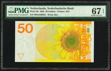 Netherlands Nederlandsche Bank 50 Gulden 4.1.1982 Pick 96 PMG Superb Gem Unc 67 EPQ. 

HID09801242017