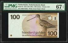 Netherlands Nederlandsche Bank 100 Gulden 28.7.1977 Pick 97 PMG Superb Gem Unc 67 EPQ. 

HID09801242017