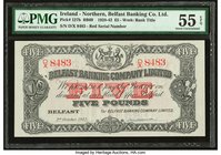 Northern Ireland Belfast Banking Company Limited 5 Pounds 2.10.1942 Pick 127b PMG About Uncirculated 55 EPQ. 

HID09801242017